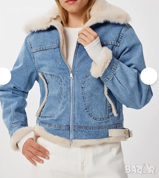 Дънково Яке С Пух, снимка 1