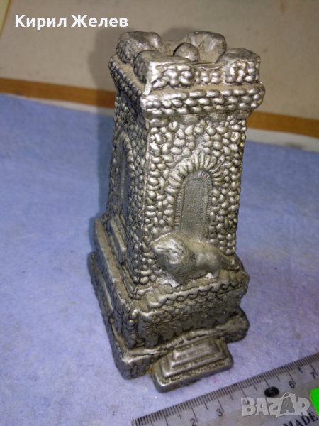 ПАМЕТНИКА на СВОБОДАТА на ШИПКА Стара ГОЛЯМА РЯДКА МЕТАЛНА СТАТУЕТКА СУВЕНИР от НРБ ПЕРИОДА 41390, снимка 1