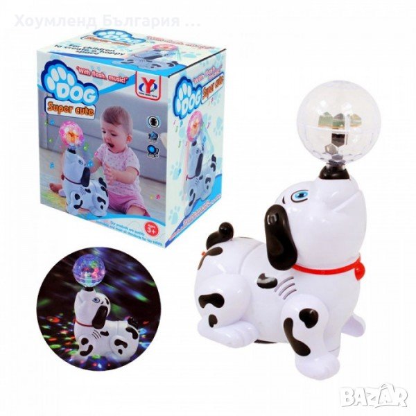 ТАНЦУВАЩО ДИСКО КУЧЕ - МУЗИКАЛНА ДЕТСКА КУЧЕ ИГРАЧКА, снимка 1