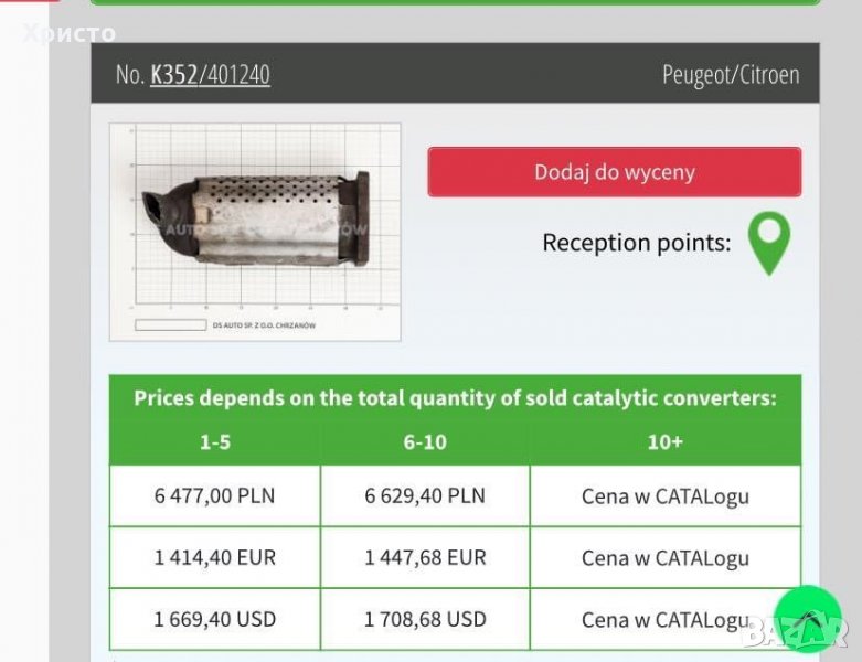 Изкупуване на катализатори Пловдив , снимка 1