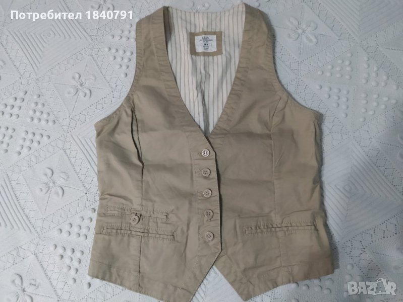 Пясъчен цвят елек H&M (L.O.G.G.) , снимка 1