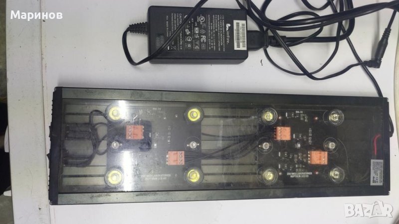 Енергийно ефективно LED осветление за терариум + термометър Т100*С, снимка 1