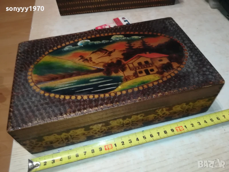 КРАСИВА ДЪРВЕНА КУТИЯ 0306251003, снимка 1