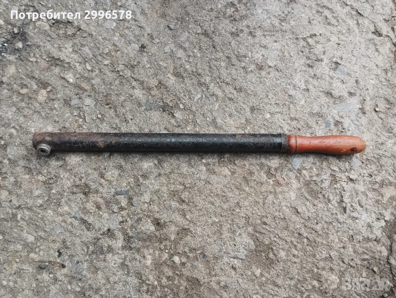 Помпа за гуми за велосипед колело винтич ретро, снимка 1