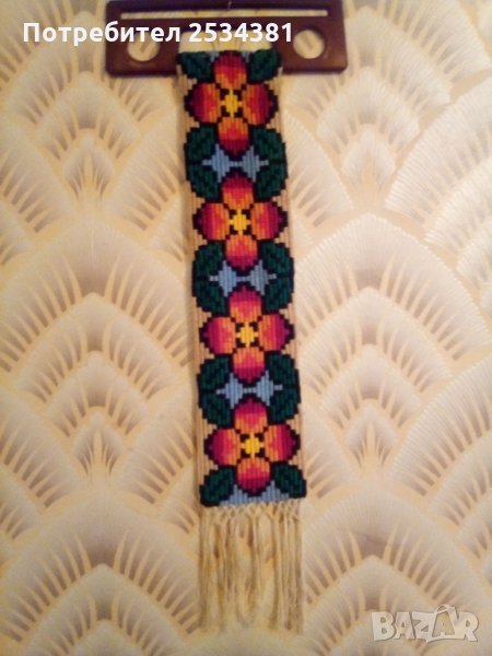 Стара плетена декорация, снимка 1