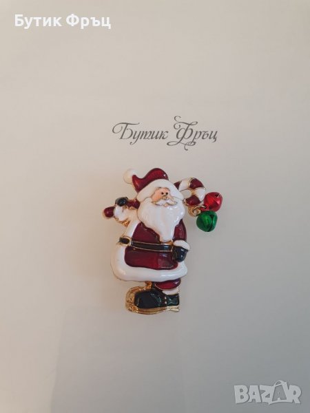 Брошка Дядо Коледа , снимка 1