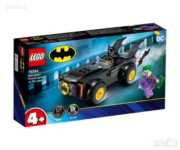 Конструктор LEGO® Marvel  BATMAN 76264 - Преследване с Батмобила: Батман срещу Жокера, снимка 1
