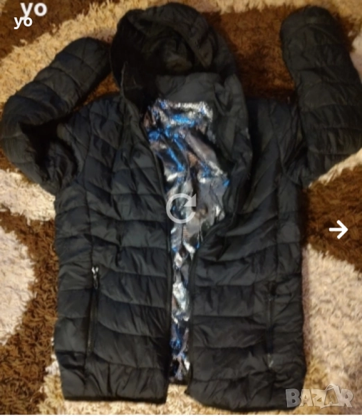 Черно подгряващо яке , снимка 1