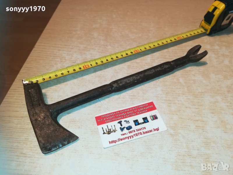 антика-руска брадва/чук/кози крак 2803211956, снимка 1