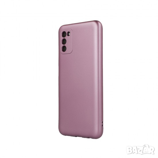 Силиконов калъф гръб кейс Silicone Metallic Cover - iPhone 11 (6.1), Розов, снимка 1