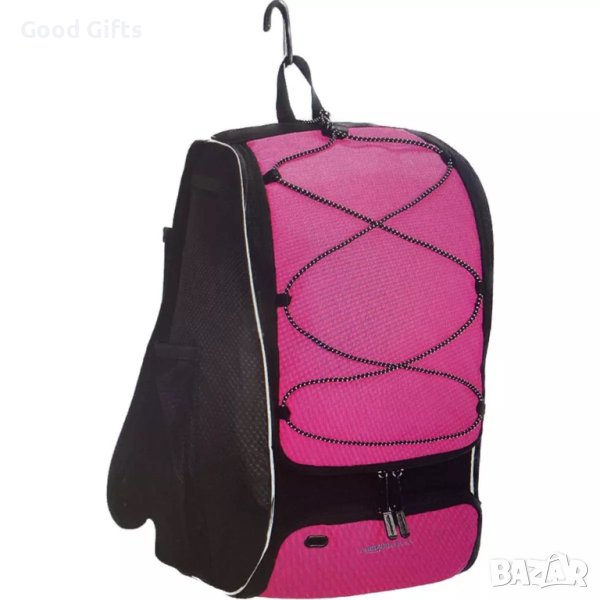 СПОРТНА РАНИЦА AMAZON FINA, ЧЕРНА С РОЗОВО, снимка 1