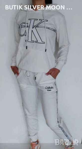 Дамски Памучни Комплекти- лого Бродирано 💫 Calvin Klein , снимка 1