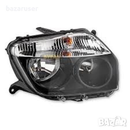 Нов Фар с черна основа за Dacia Duster/Дачия Дъстър (2010-2013г.) L/R с ръчно регулиране, снимка 1