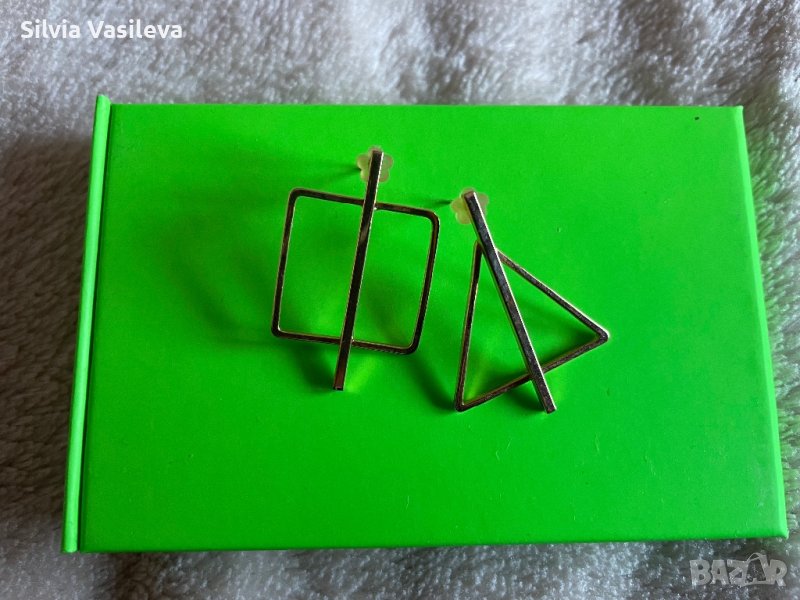 Обици в златисто, снимка 1