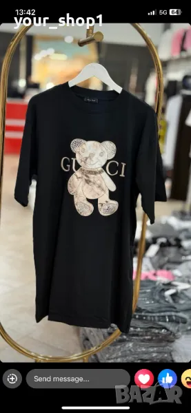 Gucci bear дамска къса рокля , снимка 1
