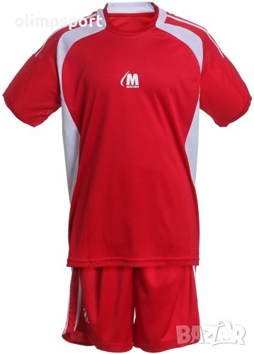Екип футболен, Червен, С номер. Различни комбинации от размер и номер на гърба. , снимка 1