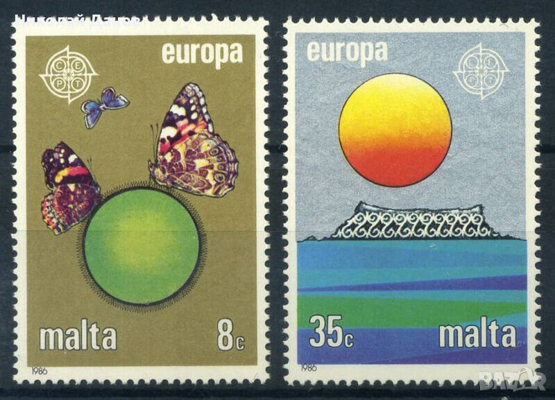Малта 1986 Eвропа CEПT (**) чиста, неклеймована, снимка 1