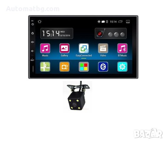 Мултимедия Zapin 7011А 7'' Android ,GPS ,Навигация , Bluetooth , WiFi ,2Din Универсална, снимка 1