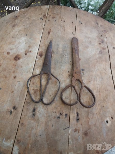 Стара кована ножица, снимка 1