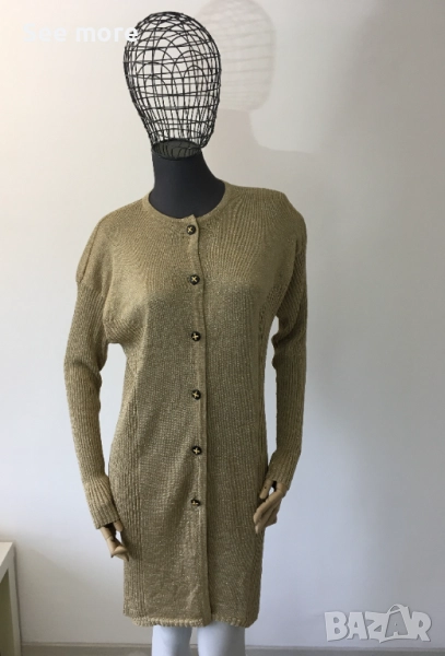 GOLDEN LION жилетка със златен ефект XL, снимка 1