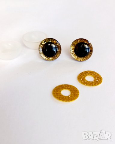 3D 14мм безопасни очички за плетени играчки, амигуруми , снимка 5 - Други - 35429043