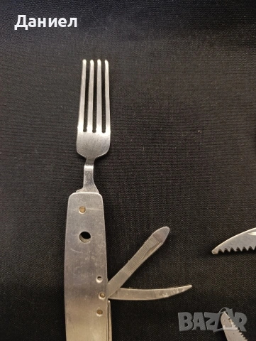 Комплект туристически прибори, снимка 3 - Антикварни и старинни предмети - 53309792