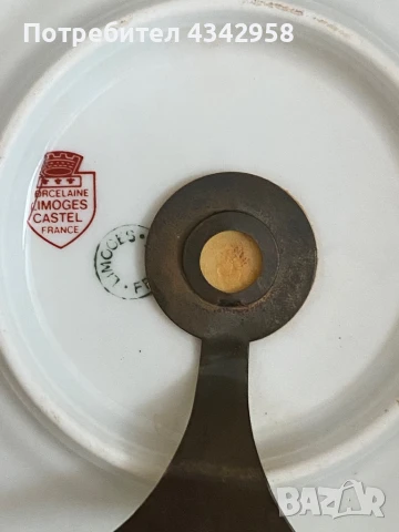 Limoges. France. Декоративна чинийка., снимка 6 - Антикварни и старинни предмети - 51012582