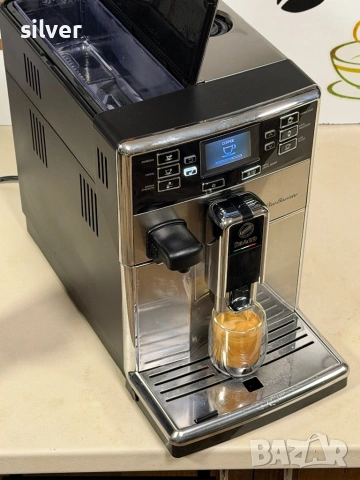 Кафемашина кафе автомат Saeco PicoBarista с гаранция, снимка 5 - Кафемашини - 53050369