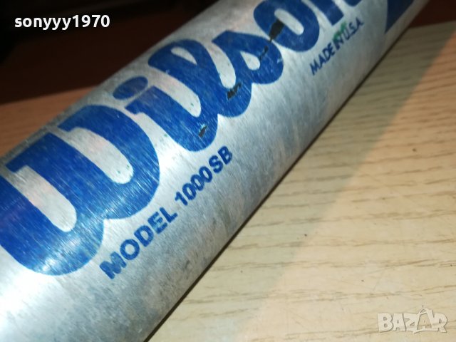 ORIGINAL WILSON MODEL 1000SB MADE IN USA-86СМ-ВНОС ENGLAND 2805221833, снимка 5 - Колекции - 36904120