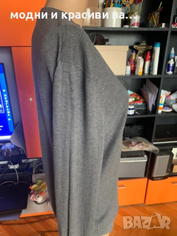 Мъжки пуловер Banana Republic, размер М (коприна, кашмир), снимка 3 - Пуловери - 52289191