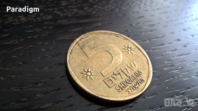 Монета - Израел - 5 шекела | 1982г.