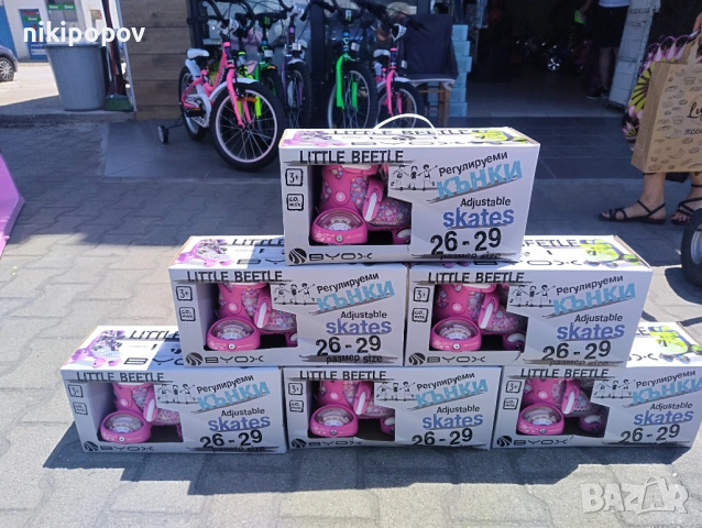 BYOX Детски кънки XS Little Beetle 26-29 Pinky Girl, снимка 10 - Ролери, кънки - 53564798