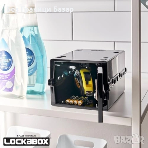 Нова Мини сейф-кутия с 3-цифрен код за телефон, ключове, храна 3L дом, снимка 6 - Други стоки за дома - 53525668