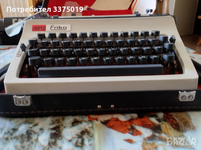Пишеща машина Ерика, снимка 3 - Друго - 51858926