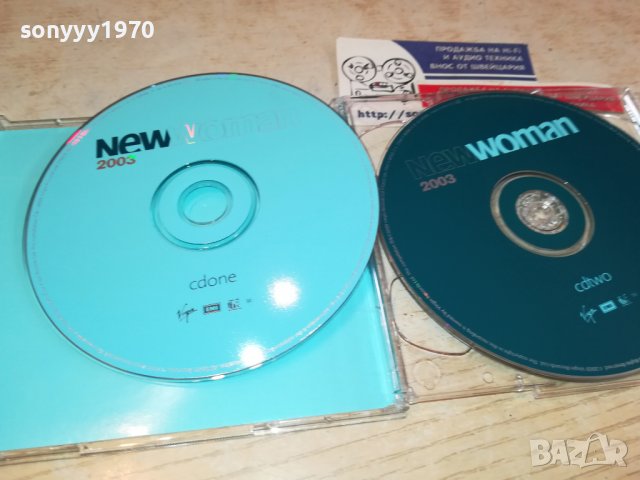 NEW WOMAN 2003 CD X2 ORIGINAL 2303231128, снимка 2 - CD дискове - 40106403