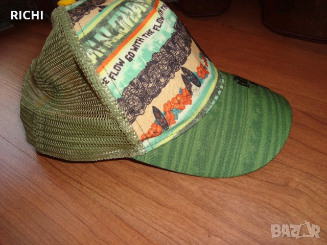 Desigual зелена бейзболна шапка с козирка "Go With the Flow", снимка 6 - Шапки, шалове и ръкавици - 32956810