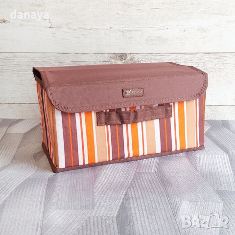 2200 Текстилна сгъваема кутия за съхранение органайзер, снимка 4 - Органайзери - 33274952