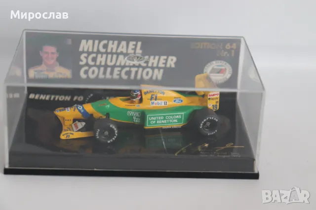 1:64 MINICHAMPS BENETTON FORD БОЛИД ФОРМУЛА 1 F1 МОДЕЛ