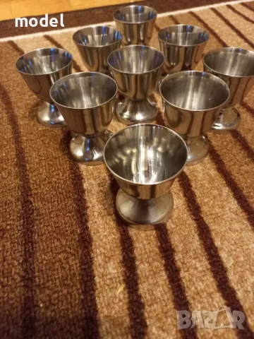 Метални чашки за ракия Ретро, снимка 4 - Сервизи - 48101304