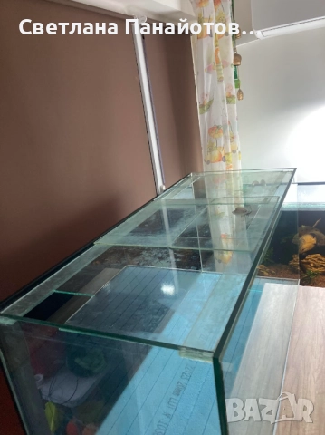 Продавам аквариум 245л (110х45х50) + шкаф и оборудване, снимка 6 - Аквариуми - 52446465