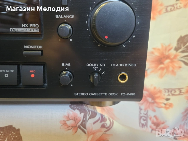 Триглав касетен дек SONY TC-K490 Black В перфектно техническо и много добро визуално състояние., снимка 6 - Декове - 27904632