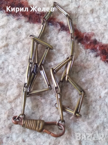 Стар кюстек за джобен часовник 51909, снимка 4 - Антикварни и старинни предмети - 52163182