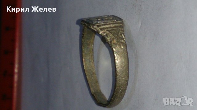 Старинен пръстен сачан - 67241, снимка 3 - Пръстени - 29012179