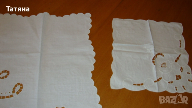 ПОКРИВКИ  и  САЛФЕТКИ -  рязана БРОДЕРИЯ И АПЛИКАЦИИ, снимка 8 - Покривки за маси - 51709311