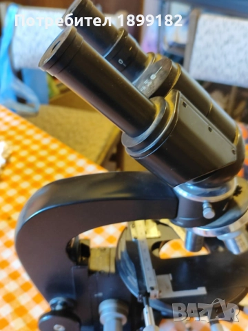 Професионален Микроскоп бинокуляр „Ломо“ с пет обектива, снимка 3 - Медицинска апаратура - 52500415