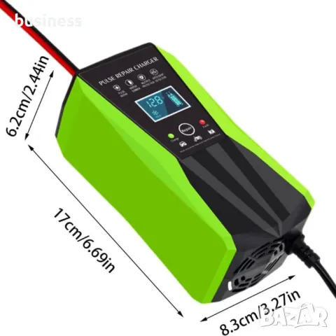 Професионално Зарядно за акумулатор кола 12v, снимка 2 - Друга електроника - 48273125