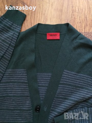 hugo boss exstrafine merino - страхотен мъжки пуловер КАТО НОВ, снимка 3 - Пуловери - 35505456