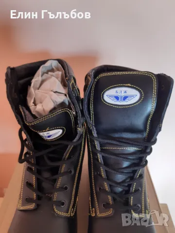 Кубинки, мъжки естествена кожа 45-ти номер, снимка 7 - Мъжки боти - 49861102