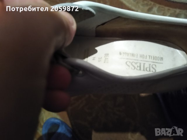 обувки от естествена кожа с дупчици, снимка 2 - Дамски ежедневни обувки - 34673316