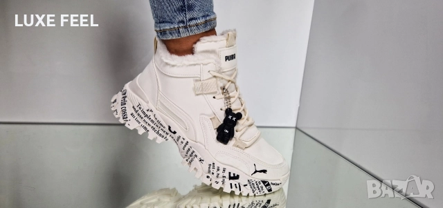 Дамски Топли Боти ⚜️Puma , снимка 2 - Дамски боти - 52940201